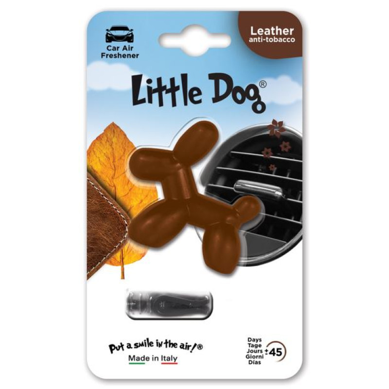 Освіжувач на обдув "Little Dog" Шкіра (LEATHER Brown) ED0505