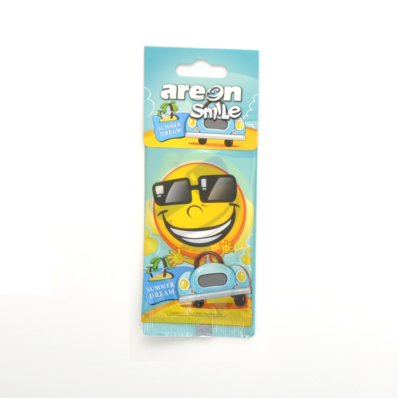Освіжувач сухий лист - "Areon" - Smile Dry - Summer Dream (Літня Мрія) Освіжувач сухий лист - "Areon" - Smile Dry - Summer Dream (Літня Мрія)
