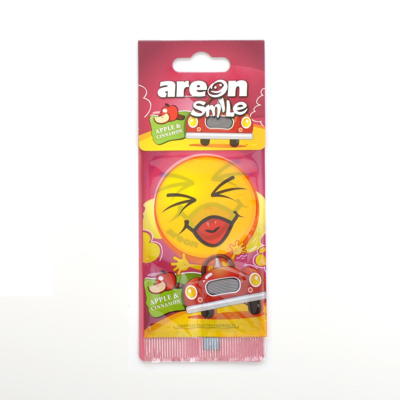 Освіжувач сухий лист - "Areon" - Smile Dry - Apple Cinnamon (Яблуко з корицею)