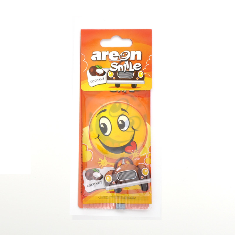 Освеж.сухой листик - "Areon" - Smile Dry - Coconut (Кокос) NEW