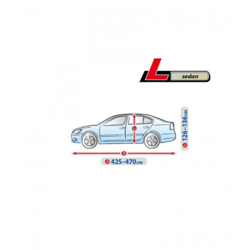 Тент Седан 483x178x120см (L) Basic Garage Sedan "KEGEL" "5-3963-241-3021"