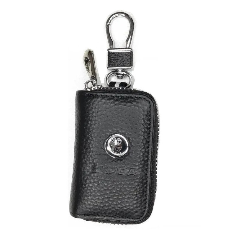 Чохол для ключів з карабіном Skoda NEW (Шкіра) Чохол для ключів з карабіном Skoda NEW (Шкіра)