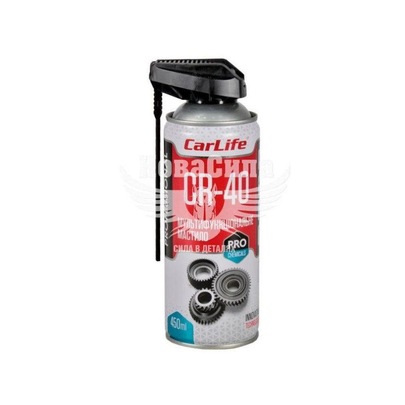Мастило багатоцільове спрей 450ml "CarLife" CR-40 Універсальне CF453 з аплікатором (24шт/уп) Мастило багатоцільове спрей 450ml "CarLife" CR-40 Універсальне CF453 з аплікатором (24шт/уп)