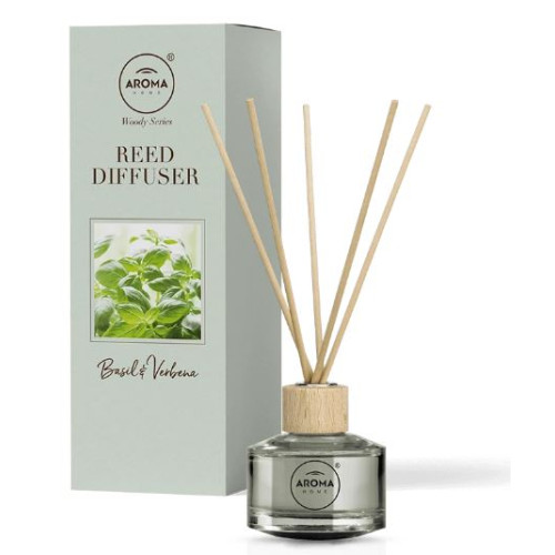 Ароматизатор  50ml - "Aroma Home" - Woody Series Sticks - Basil&Verbena (Базилік та вербена) 10931