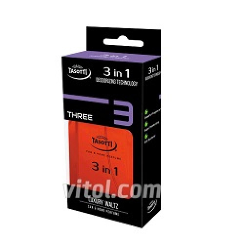 Освіжувач спрей 50ml - "Tasotti" - 3 in 1 - № 3 Luxury Waltz (Розкішний вальc) антибактеріальний