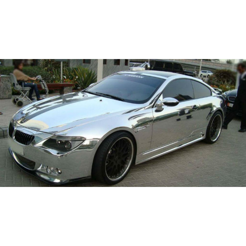 Плівка вінілова ПВХ Chrome mirror silver (бухта 1.52*17м) 160мікрон CL-SCM-09P Плівка вінілова ПВХ Chrome mirror silver (бухта 1.52*17м) 160мікрон CL-SCM-09P