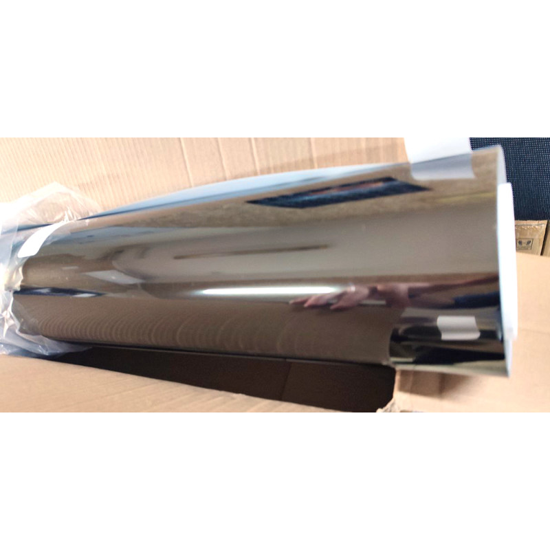 Плівка вінілова ПВХ Chrome mirror black (бухта 1.52*17м) 160мікрон CL-SCM-01P