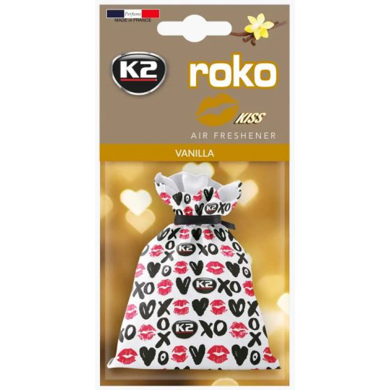 Освіжувач силікон гранули 25gr - "K2" - Vinci Roko Kiss - Vanilla (Ваніль) V827K Освіжувач силікон гранули 25gr - "K2" - Vinci Roko Kiss - Vanilla (Ваніль) V827K