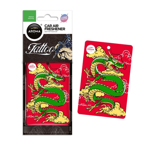 Освіжувач сухий лист - "Aroma"   Car Cellulose - TATTOO- Mattise Morning 12624