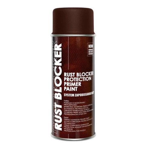 Фарба коричнева 400ml "Deco color" 4в1 Rust Bloker (антиржавчина) 8017 (12шт/уп)