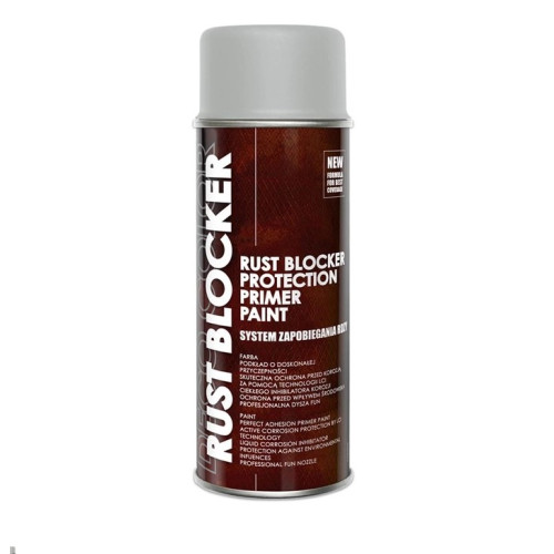 Фарба світло-сіра 400ml "Deco color" 4в1 Rust Bloker (антиржавчина) 7035 (12шт/уп)