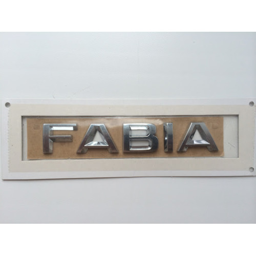 Емблема - напис "Fabia" скотч 135х22 мм (5J6853687A 2ZZ)