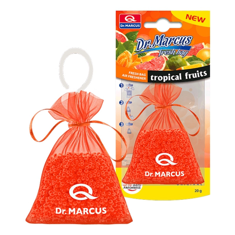 Освіжувач силікон гранули 20gr - "Marcus" - Fresh Bag - Tropical Fruits (Тропічні Фрукти) (24шт/уп) Освіжувач силікон гранули 20gr - "Marcus" - Fresh Bag - Tropical Fruits (Тропічні Фрукти) (24шт/уп)