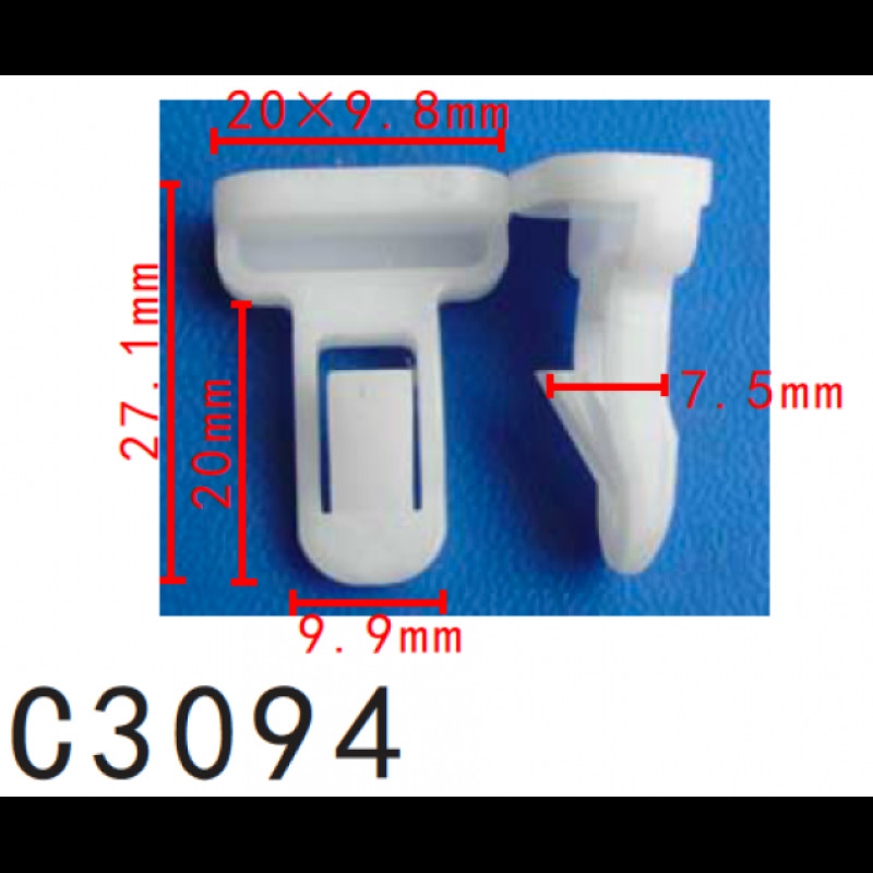 Кліпси C3094 бампера TOYOTA, LEXUS (7539235220, 75392-35220, 12287)  ( уп. 100 шт.)