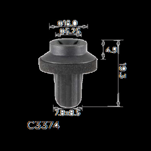 Кліпси C3374 кріплення дверей MERCEDES (A0009983685)  ( уп. 100 шт.)