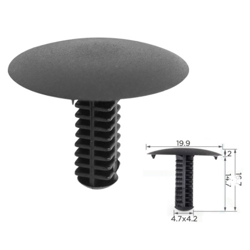Кліпси C0187 обшивки Honda 90667SA70030 Nissan 8942798070 (уп.100шт)