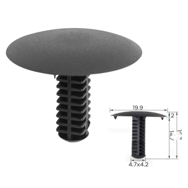 Кліпси C0187 обшивки Honda 90667SA70030 Nissan 8942798070 (уп.100шт) Кліпси C0187 обшивки Honda 90667SA70030 Nissan 8942798070 (уп.100шт)