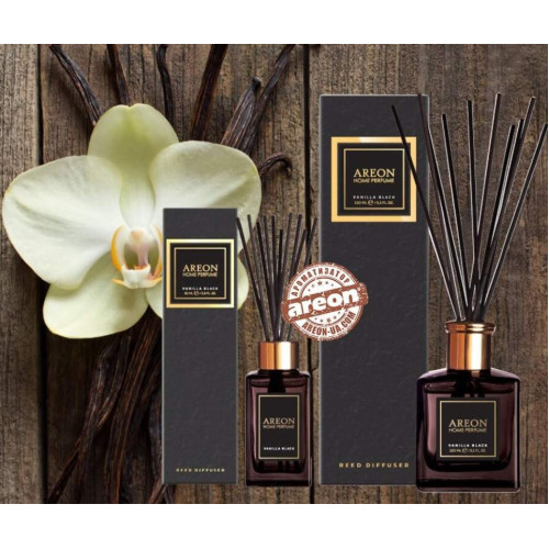 Ароматизатор  85ml - "Areon" Ном Perfume PREMIUM Vanilla Black (Чорна Ваніль) ТОР (PSL03)