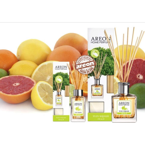 Ароматизатор 85 ml - "Areon" Нome Perfume Yuzu Squash (Цитрус) (PS11) Ароматизатор 85 ml - "Areon" Нome Perfume Yuzu Squash (Цитрус) (PS11)