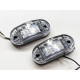 Габарит - білий - 65х28мм - 12/24V Led 2 діода - BD-0015W (4шт) Габарит - білий - 65х28мм - 12/24V Led 2 діода - BD-0015W (4шт)