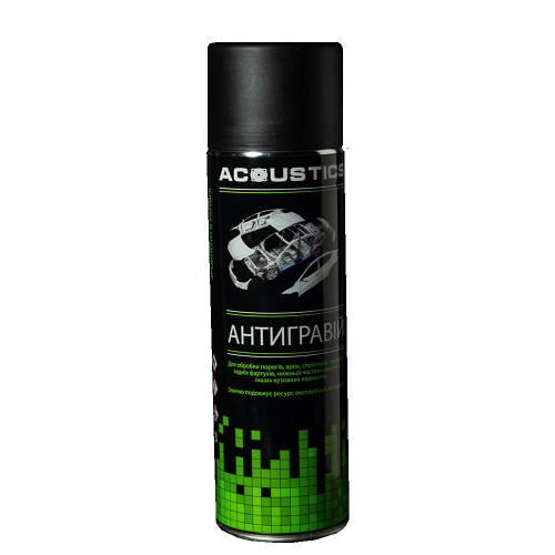 Антигравій чорний  500ml Аерозоль "Acoustics" 57719