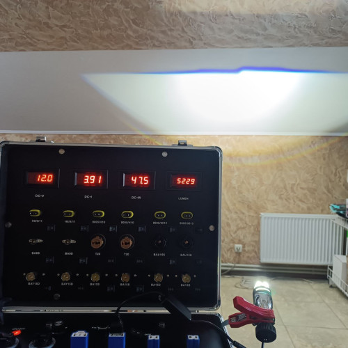Лампа LED  Міні Лінзи H4 D35мм 100/120w 10000/12000Lm 6500K 3570+5050 Chip Matrix 12V "M01K-T"