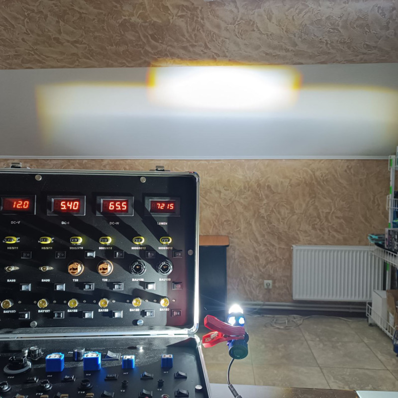 Лампа LED  Міні Лінзи H4 D35мм  90/130w 10000/14000Lm 6500K 3570*5 Chip AllSeason 12V "M01Q"