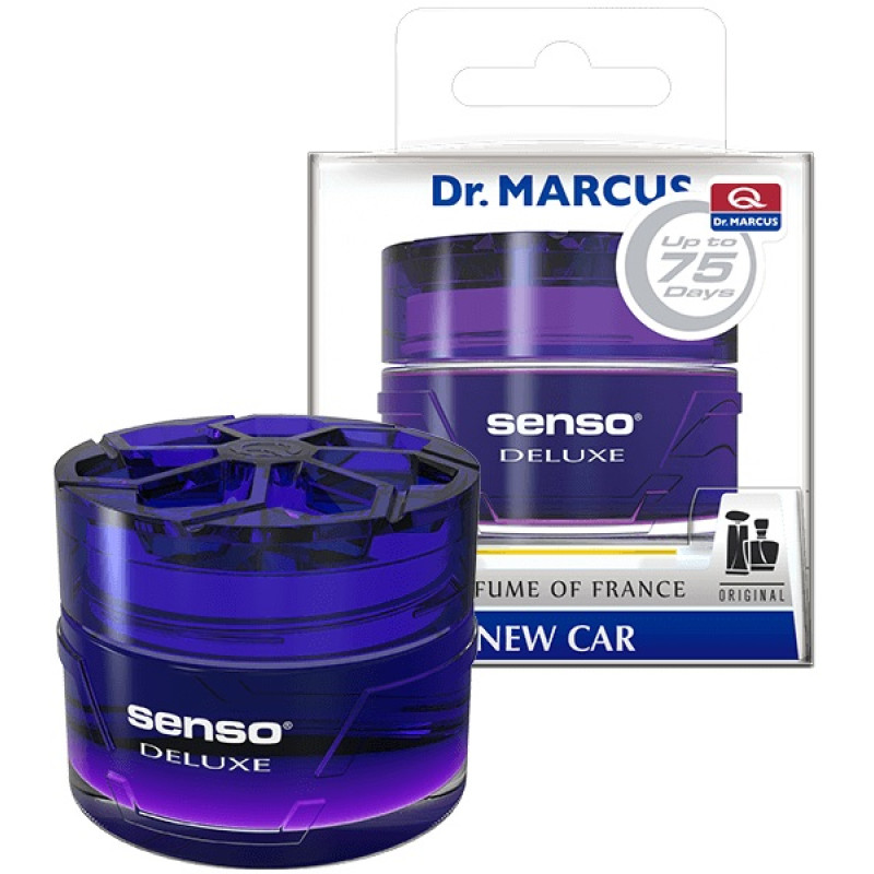 Освіжувач гель 50ml - "Marcus" - Senso Deluxe - New Car (Нова Машина) (12шт/уп) Освіжувач гель 50ml - "Marcus" - Senso Deluxe - New Car (Нова Машина) (12шт/уп)