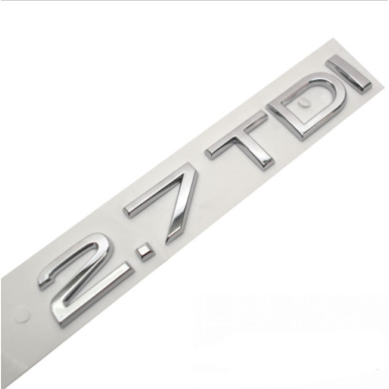 Емблема - напис "2.7 TDI" Audi A5/A6  2009> скотч 143х21мм 4F0853743C2ZZ
