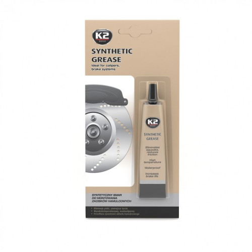 Мастило для гальмівної системи 18ml "K2" Synthetic Grease/для супортів B405 (18шт/уп)