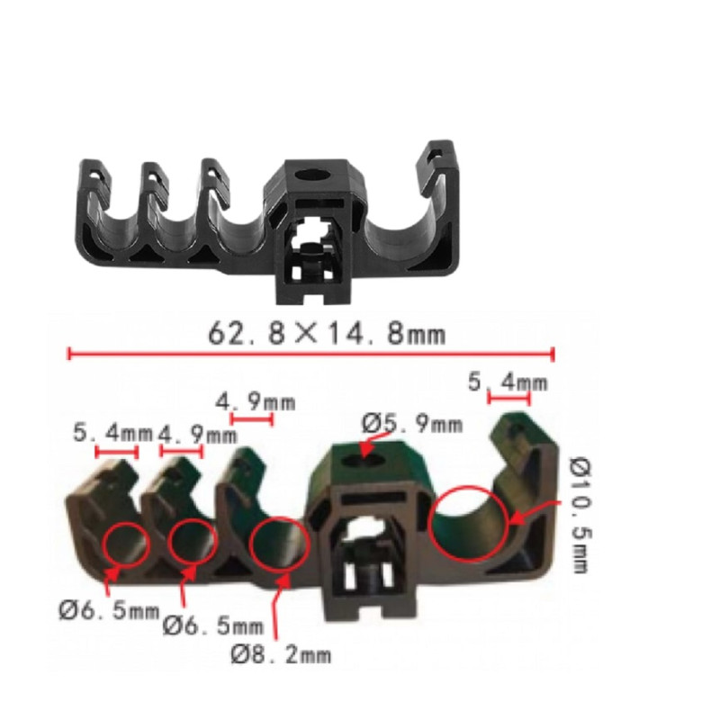 Кліпси C1013 тримач трубок/електропроводки TOYOTA (90949-01D14, 9094901D14, 21233) (уп. 100шт.) Кліпси C1013 тримач трубок/електропроводки TOYOTA (90949-01D14, 9094901D14, 21233) (уп. 100шт.)