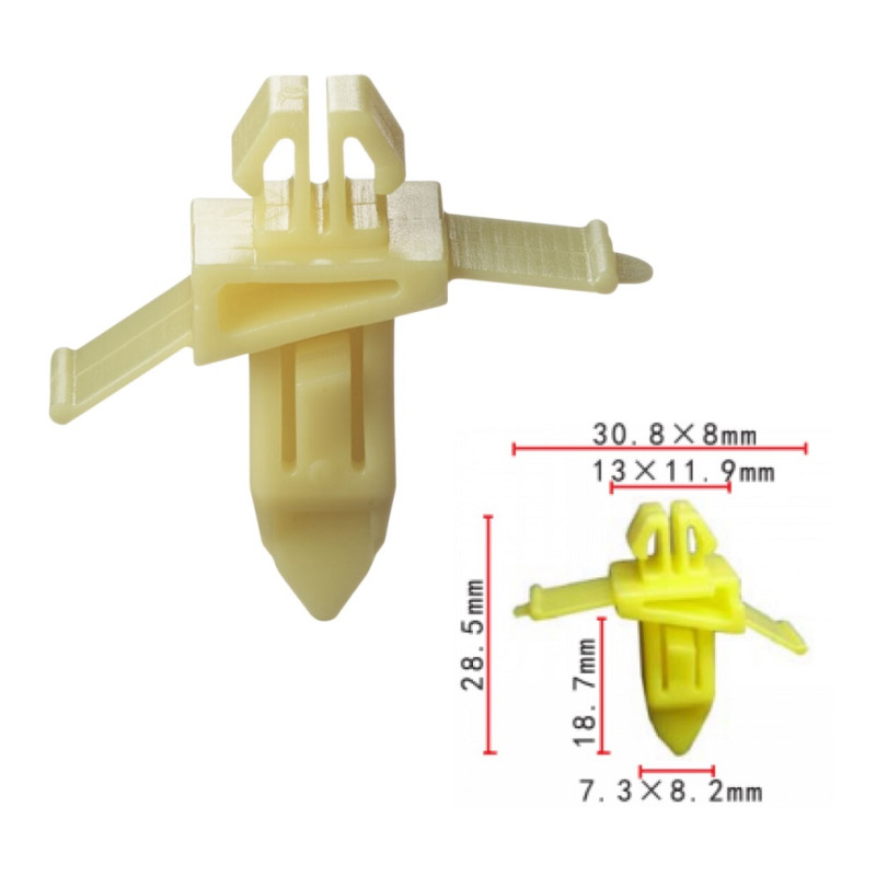 Кліпси C1090 молдингу/крило TOYOTA, LEXUS (7539860021, 75398-60021, 7539860020, 15807) ( уп. 100 шт. Кліпси C1090 молдингу/крило TOYOTA, LEXUS (7539860021, 75398-60021, 7539860020, 15807) ( уп. 100 шт.