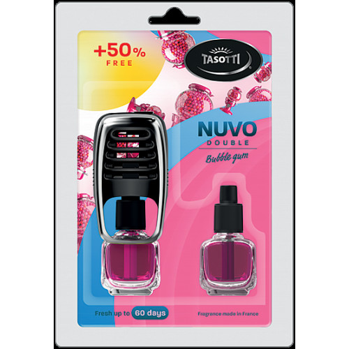 Освіжувач рідкий на обдув 8ml - "Tasotti" - Nuvo - Bubble Gum (Жуйка) з запаскою (12шт/уп)