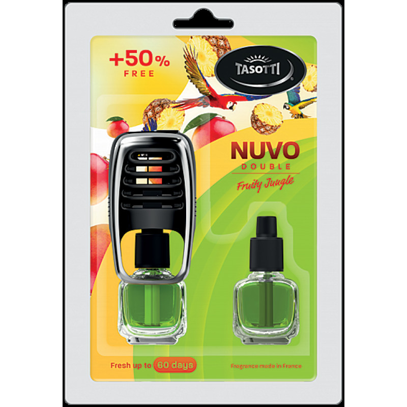 Освіжувач рідкий на обдув 8ml - "Tasotti" - Nuvo - Fruit Jungle (Тропічні фрукти)з запаскою(12шт/уп)