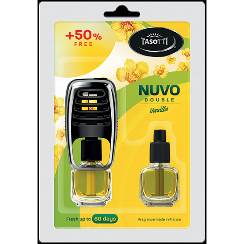 Освіжувач рідкий на обдув 8ml - "Tasotti" - Nuvo - Vanilla (Ваніль) з запаскою (12шт/уп)