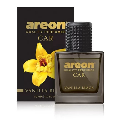 Освіжувач спрей 50ml - "Areon" - Perfume - Vanilla Black (Чорна ваніль) скло