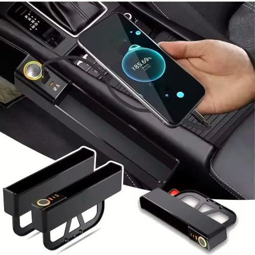 Органайзер - Універсальний Чорний 27см HOWDCHENG HC-2204 USB+Type-C QC3.0 (2шт)