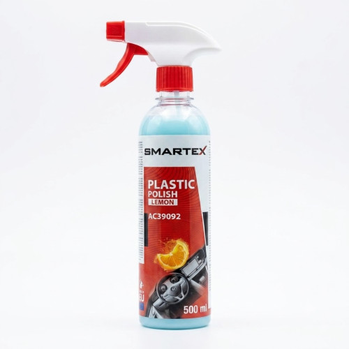 Поліроль торпеди молочко тригер 500ml" Smartex" Plastic Polish Lemon (лимон) АС39092 Поліроль торпеди молочко тригер 500ml" Smartex" Plastic Polish Lemon (лимон) АС39092