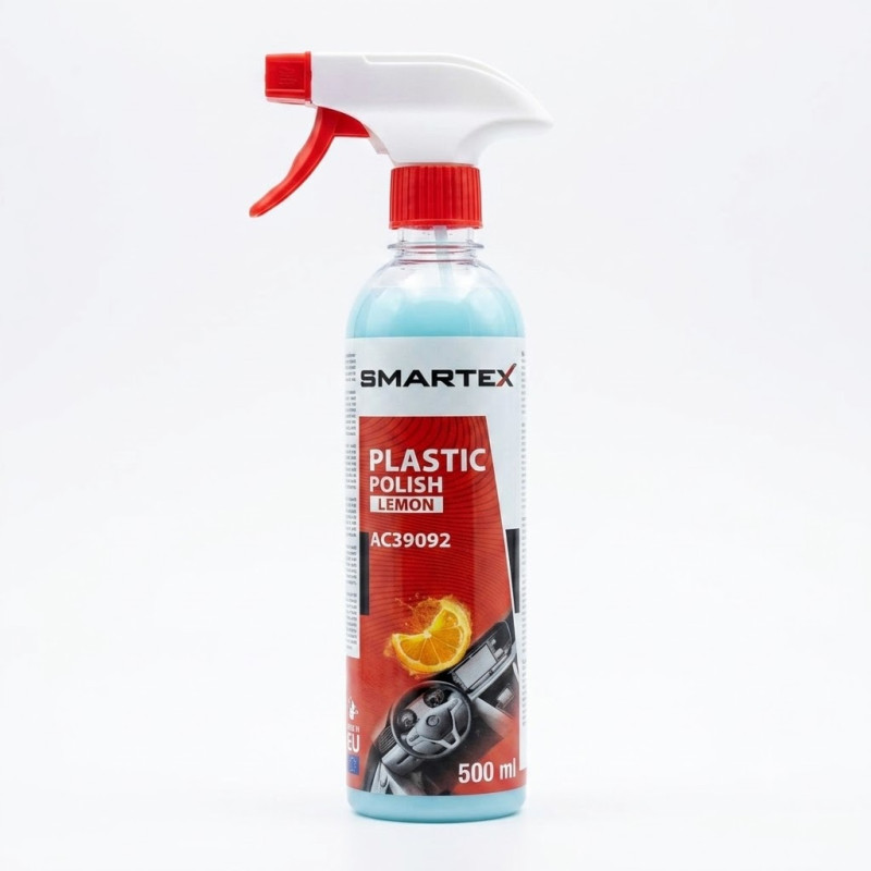 Поліроль торпеди молочко тригер 500ml" Smartex" Plastic Polish Lemon (лимон) АС39092