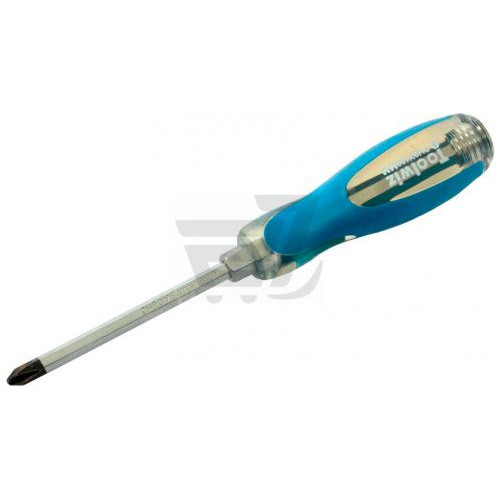 Викрутка ударна - хрест 2*120 "TOOLWIZ" (TZ-S37-125-PH) (6шт/уп)