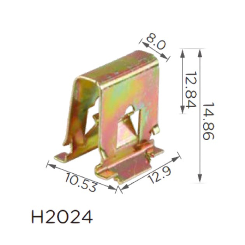 Скоба H2024 BMW (51437194187,51431928893,54210390587,54218195800) ( уп. 100 шт.)