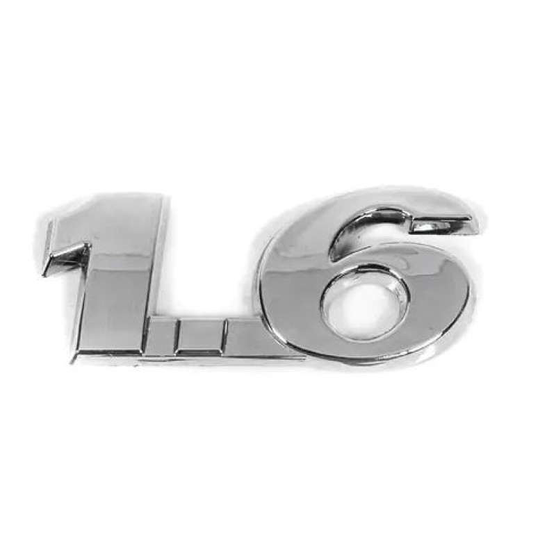 Емблема - напис "1.6" (Golf 09>12) скотч 55x25 мм (5K0853675K739)