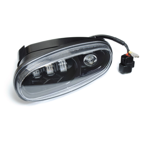 Додаткові LED фари - Daewoo Lanos 45W+DRL Біла металевий корпус "ЛІДЕР"