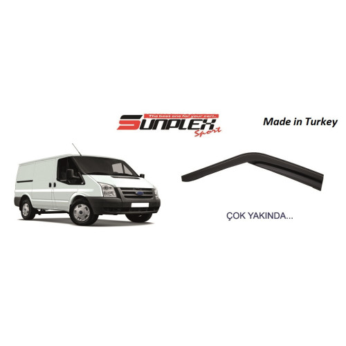 Дефлектори вікон Ford Transit 2002-2013 скотч "Sunplex" SP-S-81