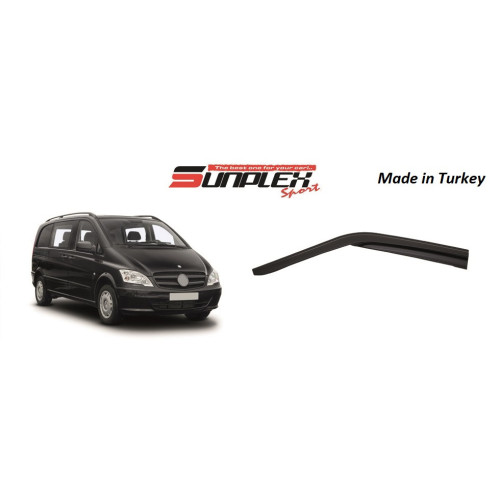 Дефлектори вікон Mers Vito 2004-2023 W639 скотч "Sunplex" SP-S-48 Дефлектори вікон Mers Vito 2004-2023 W639 скотч "Sunplex" SP-S-48