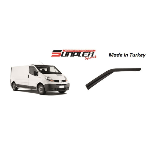 Дефлектори вікон Renault Trafic/Opel Vivaro 01-14 скотч "Sunplex" SP-S-61-5