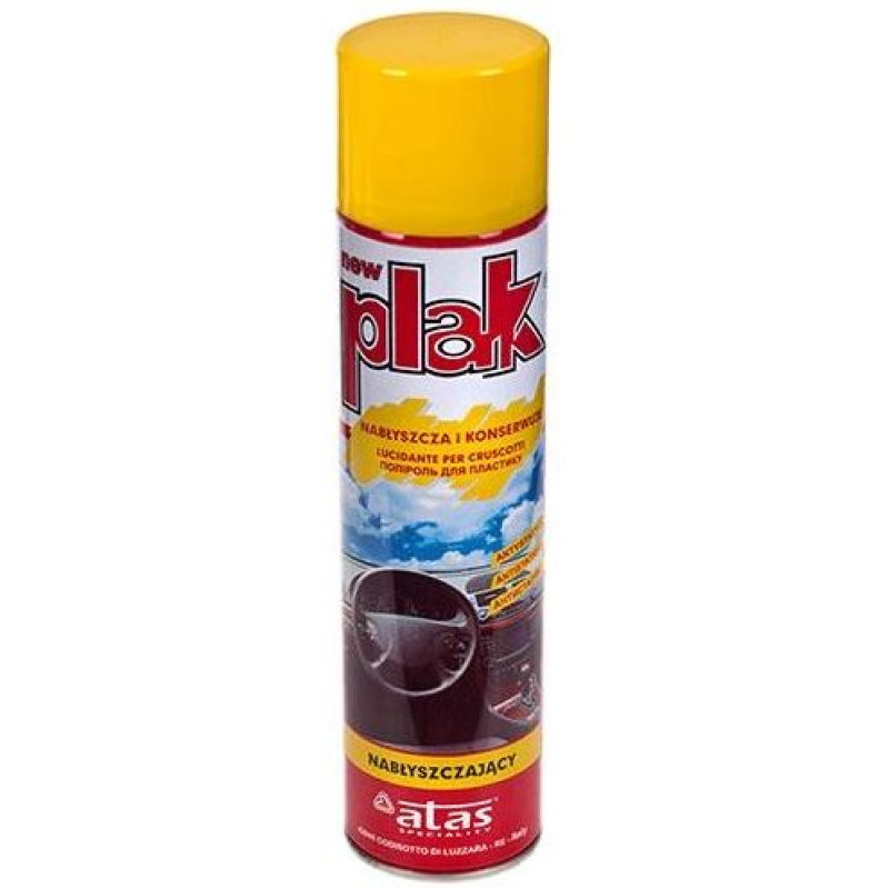 Поліроль торпеди спрей 400ml "Plak" Лимон (Limone)