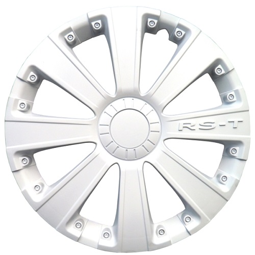 Ковпаки на колеса 13" "RS-T" White "Україна" (Гнучкі)