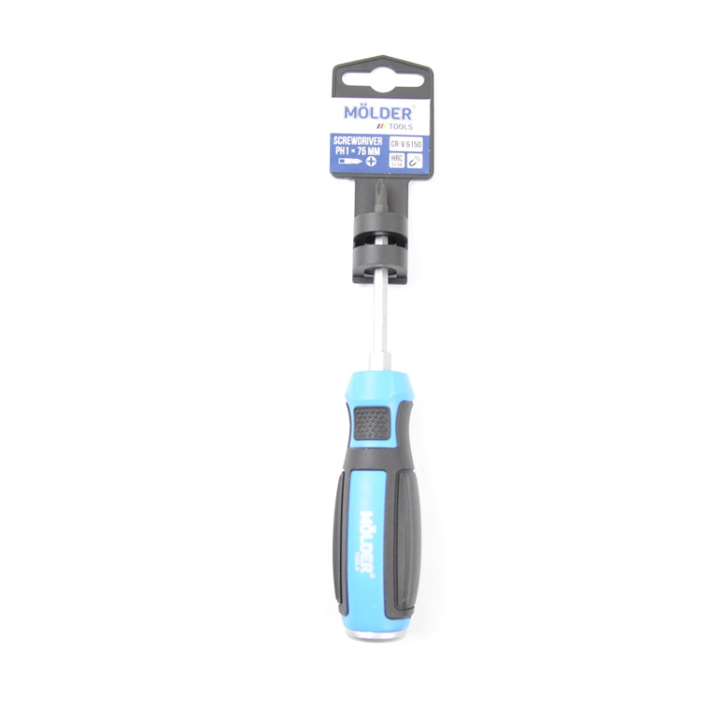 Викрутка ударна - хрест 1*75 "Molder" (МТ33101) (12шт/уп)
