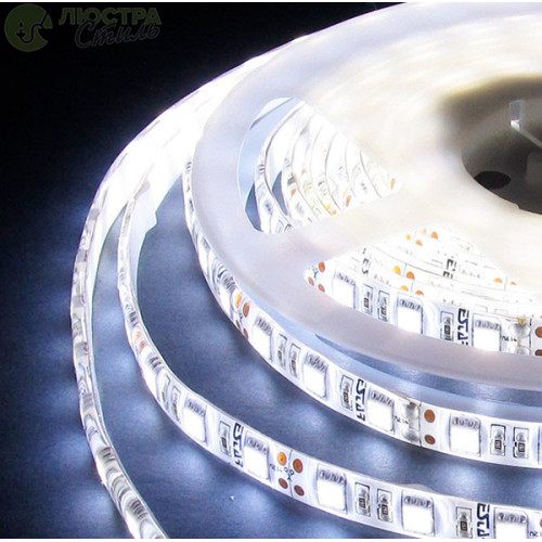 Лента Диодная 12v 10см белая SMD (5050) гибкая / полиуретан покрытие "Econom"